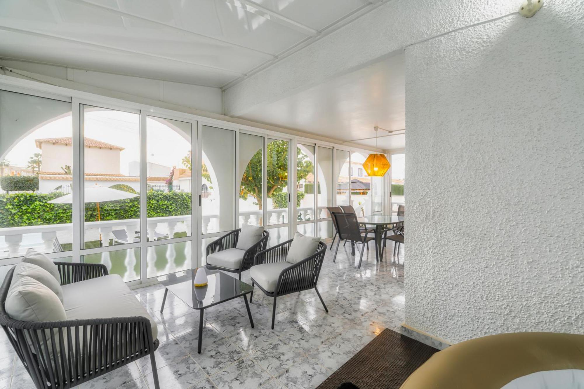 Villa Marie Estancia Premium En El Mar Menor Con Jacuzzi Climatizado Los Narejos Bagian luar foto