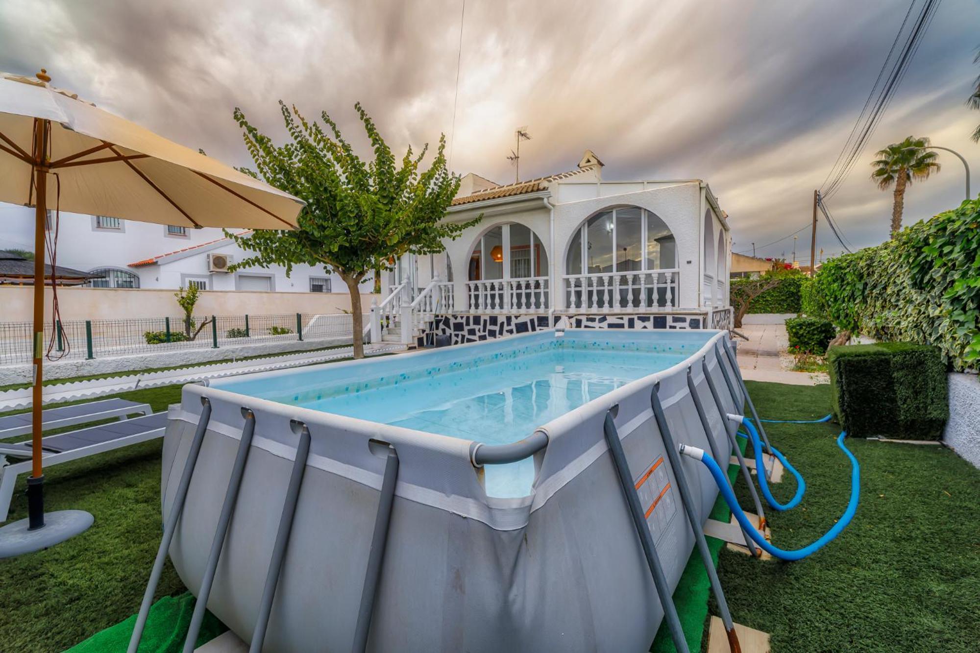 Villa Marie Estancia Premium En El Mar Menor Con Jacuzzi Climatizado Los Narejos Bagian luar foto